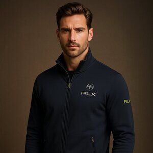 Ralph Lauren RLX Navy Full-Zip Jacket - Size XXL